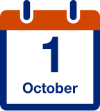 October 1 